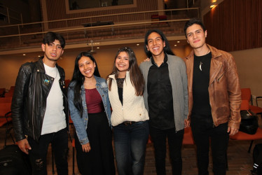 Fotos | Argemiro Idárraga | LA PATRIA Miguel Ramírez, Ana Oviedo, Ana Sofía Castilla, Santiago Oviedo y Camilo Quintana.