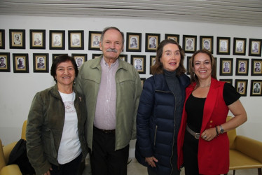 Foto | Argemiro Idárraga | LA PATRIA Adela MarÍa Ceballos Peñaloza, Gonzalo Duque Escobar, Luz María Ocampo Cruz y Cecilia Quintero.