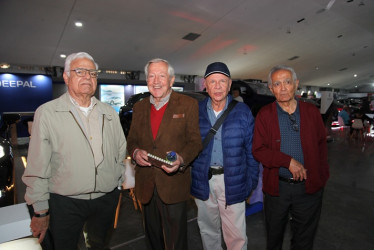Fotos | Argemiro Idárraga | LA PATRIA Germán Velásquez, Gustavo Martínez, Gustavo Robledo y Álvaro Botero.
