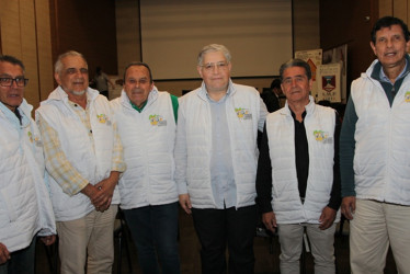 Fotos | Argemiro Idárraga | LA PATRIA Ernesto Quintero. Gildardo Pérez, José Jairo Arias, Juan Corzo, Álvaro Salazar y Humberto Salazar.