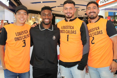 Diego Flórez, Juan David Cuesta, Giancarlo Parra y Sergio Tangarife.