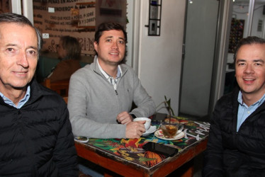 Abrahan Montoya, Lucas Rincón y Felipe Zuluaga.