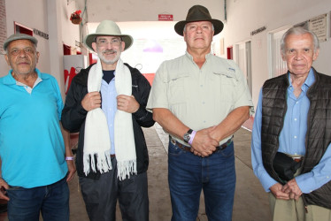 Francisco Vallejo, Emiliano Ángel Jaramillo, Hernán Ocampo y Juan Gabriel Arango.