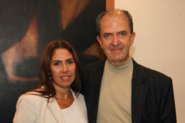 Foto | Argemiro Idárraga | LA PATRIA Liliana Patricia Muriel y Juan Carlos Zuluaga compartieron un almuerzo en el Club Manizales sede Centro.