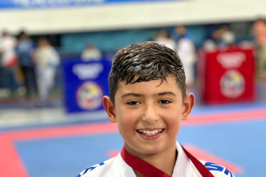 Foto | LA PATRIA El karateka manizaleño Martín Alzate 