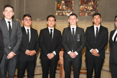 Fotos | Argemiro Idárraga | LA PATRIA José Manuel Villada Ángel, Jerónimo Ceballos, Víctor Arias, Jesús Guillermo, Juan José Arango, Alejandro Rivera, Carlos López y Alejandro Sopó.