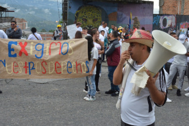 protesta zonas rurales contra la Alcaldía de Manizales