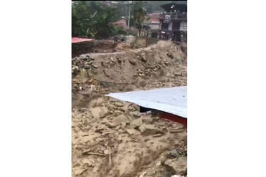 Reportan creciente de la quebrada Pantano en Marmato