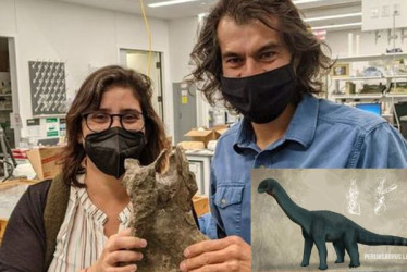 Harold Jiménez Velandia es uno de los investigadores que descubrieron la segunda especie de dinosaurio que se reporta para Colombia.