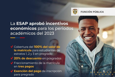 Incentivos en ESAP Foto | LA PATRIA