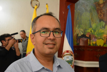 Eduardo Andrés Grisales, alcalde de Chinchiná.