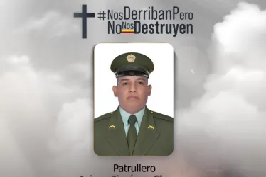 Patrullero Jaison Jiménez Charrys.