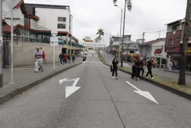 Foto | Darío Cardona | LA PATRIA  Esta es la calle 19, en donde la Alcaldía de Manizales planea construir un bulevar.