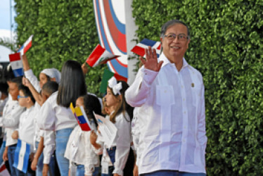 Gustavo Petro volvió a defender a Pedro Castillo en la Cumbre Iberoamericana.