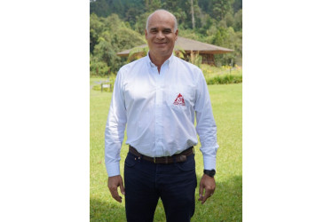 Carlos Felipe Hoyos Zuluaga, presidente del Comité de Cafeteros de Caldas.