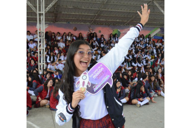 Alba Sofía Vargas Romero es la estudiante de la Institución Educativa Santa Luisa de Marillac que va a la NASA.