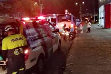 El accidente ocurrió en la avenida Santander con calle 39 de la capital caldense.