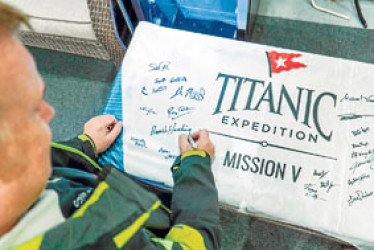 Foto | Tomada del Facebook de Hamish Harding | LA PATRIA  El sábado el explorador británico Hamish Harding anunció la expedición para ver los restos del Titanic.