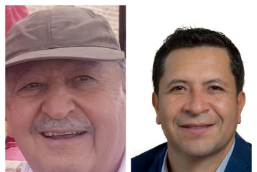 En Riosucio (Caldas) surgieron dos posibles aspirantes a la Alcaldía. Ellos son el profesional y político Carlos Reyes (derecha) y el exalcalde Alberto Díaz (izquierda).
