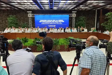 Diálogos de paz con el Eln en La Habana (Cuba).