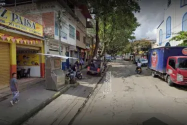 Foto | Google maps | LA PATRIA  El homicidio fue en la carrera 4 con calle 8ª. Elkin Alberto Arango López era de Argelia (Antioquia), con 26 años de edad.