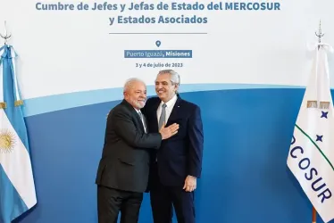 Alberto Fernández y Luiz Inácio Lula da Silva