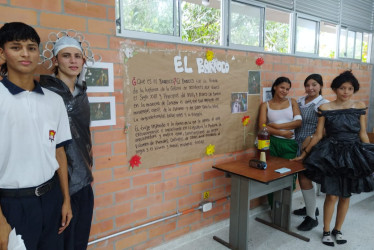 El proyecto del museo lo emprendieron los estudiantes de grado décimo para la clase de Español.