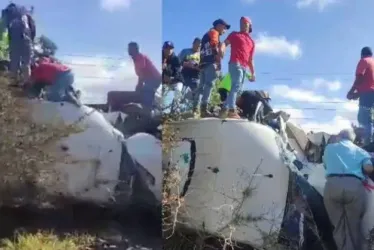 Este es el accidente de tránsito cerca de Villa de Leyva en el que murieron tres personas.