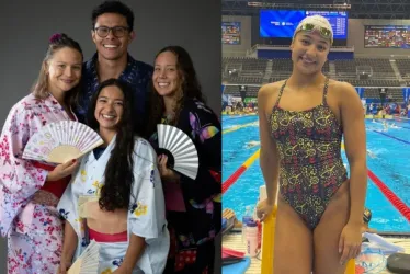 Stefanía Gómez, la nadadora caldense que acaba de participar en el Mundial de Fukuoka (Japón).