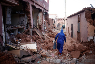 Así luce marruecos luego del terremoto del viernes.