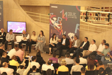 Foto / Archivo / LA PATRIA   Los candidatos debatieron en La Feria del Libro de Manizales.