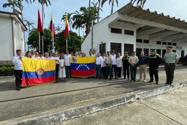 Foto | Cortesía | LA PATRIA  Líderes gremiales y autoridades de Colombia y Venezuela celebraron, el 26 de septiembre pasado, que se cumplió un año de la reapertura de la frontera. El evento fue en el Centro de Nacional de Atención en Frontera (Cenaf).