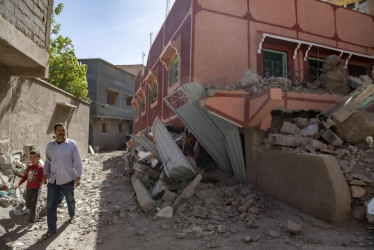 Terremoto en Marrakech, Marruecos.