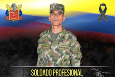 Disidencia asesina a un soldado  Foto | @Ejércitonacional | LA PATRIA