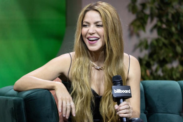 Shakira durante su charla en la Semana de la Música Latina de Billboard.