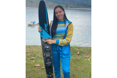 La esquiadora náutica Silvia Zarrate Von Armin, representante de Caldas, finalizó su participación en los Juegos Nacionales 2023 con un bronce.