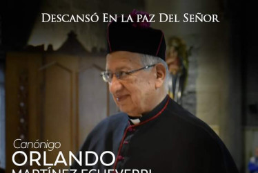 Falleció el sacerdote Orlando Martínez Echeverri