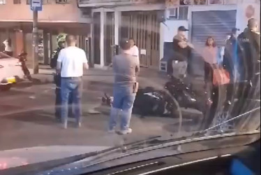 Accidente en el barrio San Jorge.