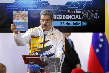 Foto | EFE | LA PATRIA  El presidente de Venezuela, Nicolás Maduro, oficializó su candidatura a las presidenciales del próximo 28 de julio, en las que competirá por un tercer período en el poder.