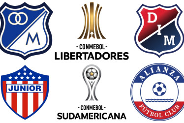 Millonarios y Junior estarán en Libertadores, mientras que Medellín y Alianza jugarán la Sudamericana.