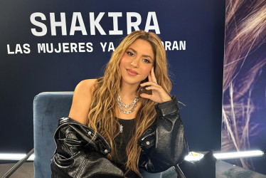 La cantante colombiana Shakira posa para EFE durante una entrevista en el Hard Rock Hotel & Casino en Hollywood, en las afueras de Miami, Florida (Estados Unidos). 