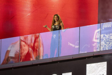 Shakira en Times Square.