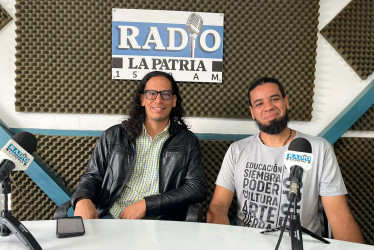 Juan Gabriel Arango y Luis David Acosta, integrantes del colectivo ciudadano Que Todo Arda.