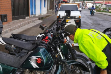 Las autoridades insisten en la marcación de las motos para identificarlas en caso de hurto.