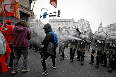 Las marchas que se realizaron ayer en Argentina.