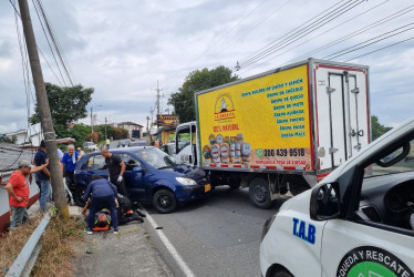 El accidente ocurrió en el Bajo Tablazo, de Manizales. 