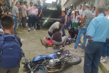 Este es el accidente de tránsito en el que atropellaron a un adulto mayor en Neira (Caldas).