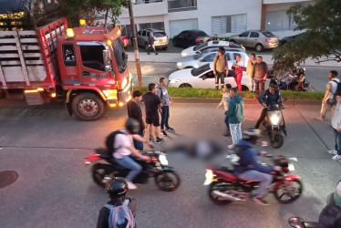 Un peatón fue arrollado este miércoles en una avenida de Manizales. 