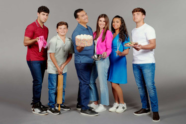 Buddy Valastro y su familia. 