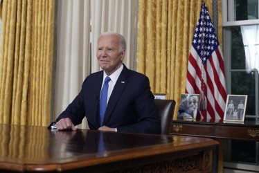 Joe Biden desde el Despacho Oval explicó su decisión de retirarse de la carrera por la reelección.